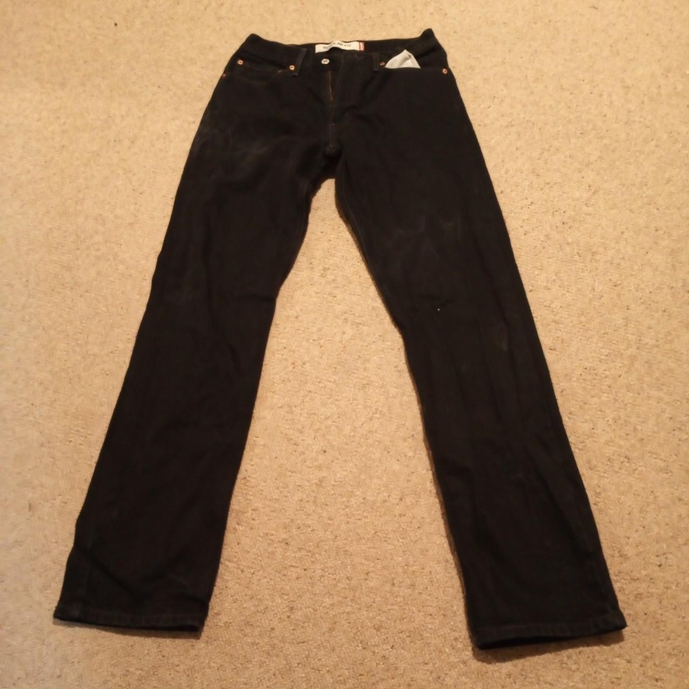 VINTAGE BLACK REGULAR FIT 505 LEVIS JEANS